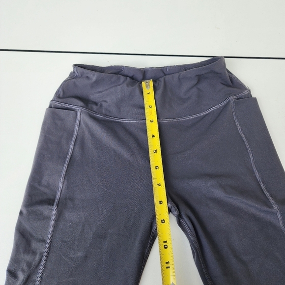 Women's  Full Length Yoga Lounge Leggings Stretch Charcoal Gray Sz S - Picture 5 of 9